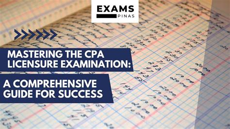 Roll of Successful Examinees in the CPA Licensure Examination.